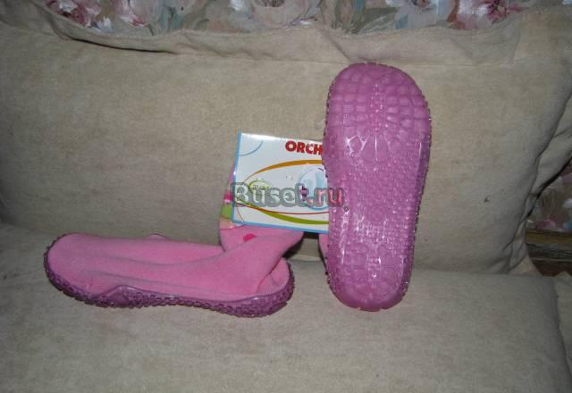 Носочки розовые с силиконовой подошвой Санкт-Петербург