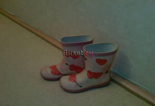 Сапоги резиновые на девочку р.32 Москва