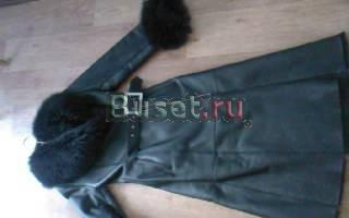 Дубленка  женская натуральная черная Челябинск