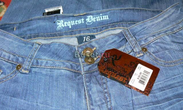 Джинсы р-р 50 из США Reguest Denim новые не подошл Москва