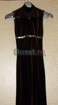 Платье бархатное на вечер, р-р 42-44 Москва