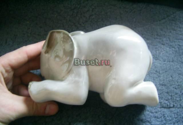 Фарфоровый слонёнок Москва