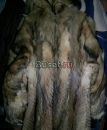 Шуба серого меха Москва