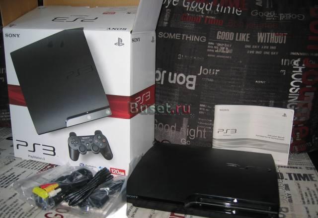 Продам Sony PlayStation 3 Slim 120Gb на гарантии Москва