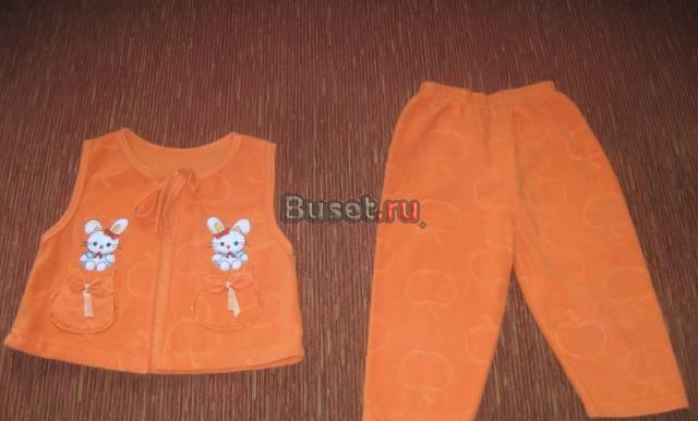 Комплект штанишки и жилет р. 80-86 Москва