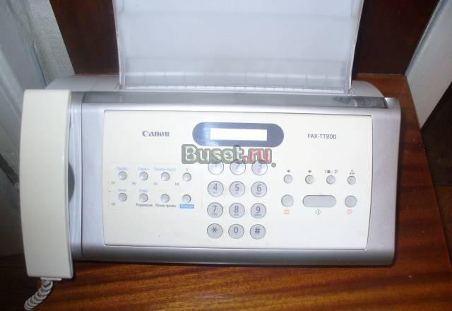 Продам факс-копир canon FAX-TT200 Санкт-Петербург