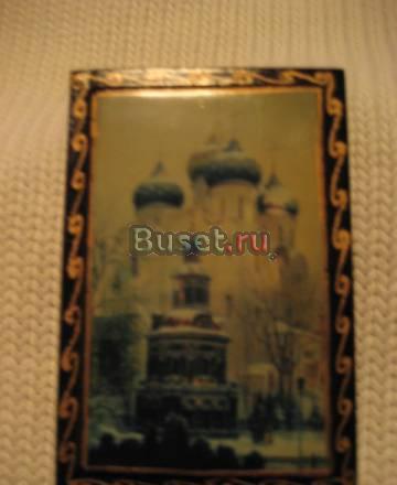 Шкатулка деревянная Москва