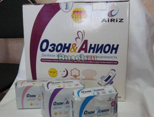 Женские гигиенические прокладки "ОзонАнион" AiRiZ Санкт-Петербург