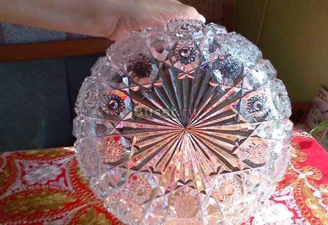 Очень большая хрустальная ваза Москва