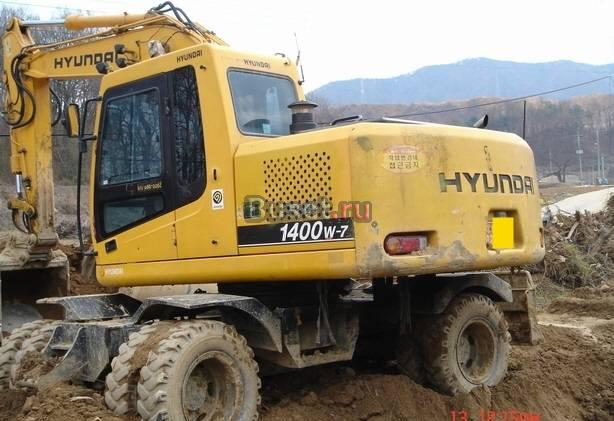Колёсный экскаватор Hyundai Robex 1400W 2006 год Владивосток