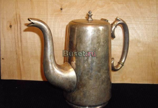 Антикварный заварочный чайник (или кофейник) 1872-1893 годы Москва