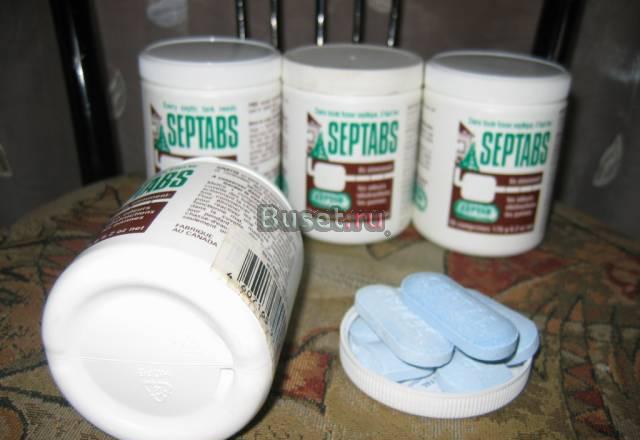 Концентрат для септиков Septabs в таблетках Санкт-Петербург