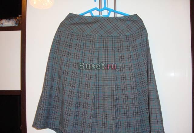 Юбка в клетку новая р-44 Москва