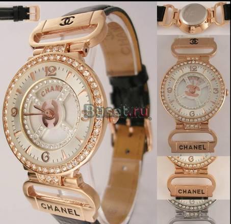 Chanel (Ж., кварц, стразы, кожа) Москва