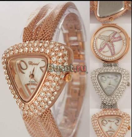 Chopard (Ж., под серебро и золото, кварц, стразы) Москва