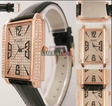 PiageT (Ж., кварц, стразы, кожаный ремешок) Москва