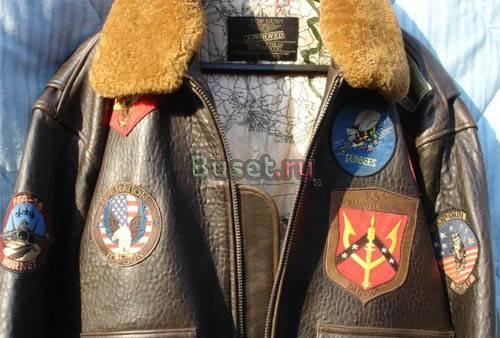 Кожаная куртка TOP GUN Москва