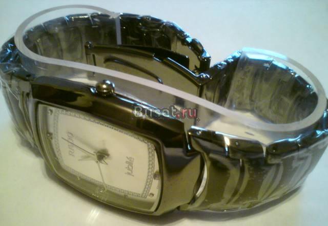 Часы rado, белый экран, фианиты Москва