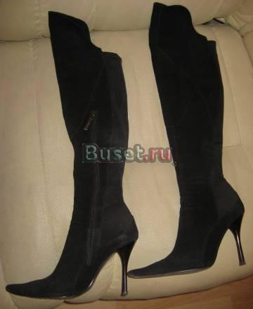 Продаю сапоги замшевые Санкт-Петербург