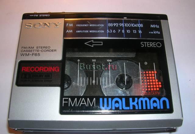Кассетный рекордер sony WM-F65 1985 года винтаж Москва