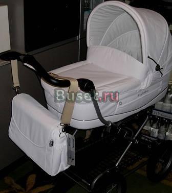 Коляска Inglesina Vittoria White (белая под кожу) Москва
