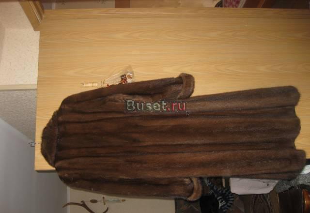 Шуба норковая коричневая Москва