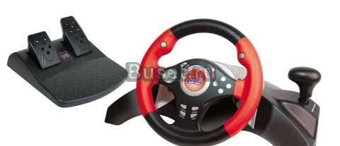 Руль с педалями PC-USB/ PS 2 DVTech  новый Москва