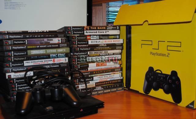 Playstation 2 slim(прошитый) +37 игр Санкт-Петербург
