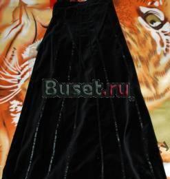 Благородная длинная элегантная юбка из бархата Москва