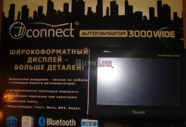 Навигатор JJ-Connect AutoNavigator 3000 Wide Москва