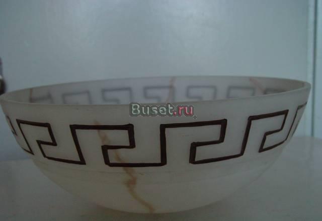 Стеклян. плафон для светильника Санкт-Петербург