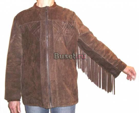 Замшевый жакет с бахромой (вестерн) Москва