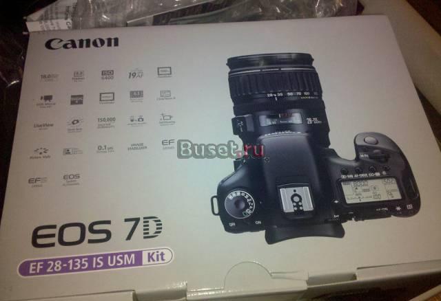 Canon EOS 7D Kit + EF 28-135mm IS 18MP объектива Санкт-Петербург