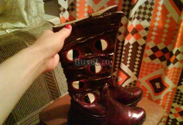 Лаковые сапожки Москва