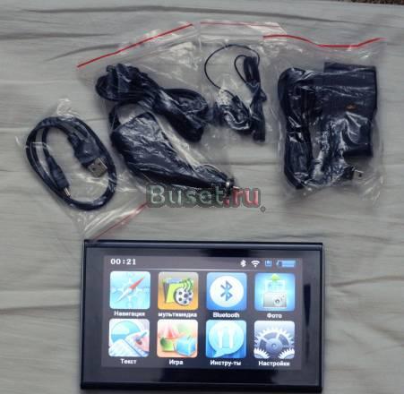 GPS навигатор 7" 800x480 bluetooth fm + камера Москва