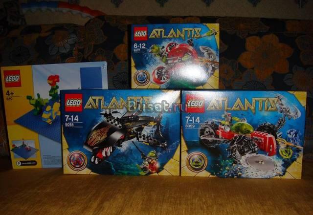Дешево новые "Лего" Атлантида - цена за все Москва