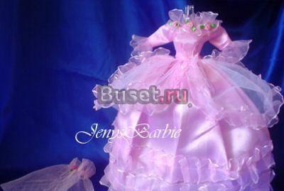 Платье розовое для Барби Москва