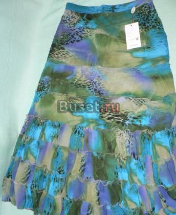 Юбка новая модная, длинная с оборками на подкладке Москва
