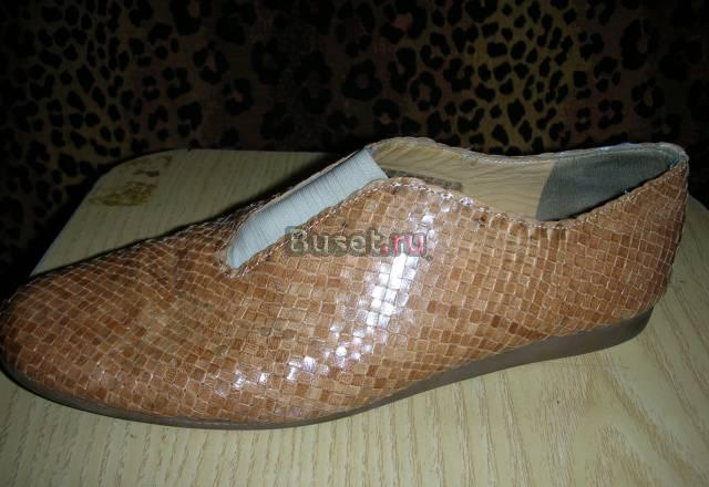 Туфли из плетенной нат.кожи  испания Москва