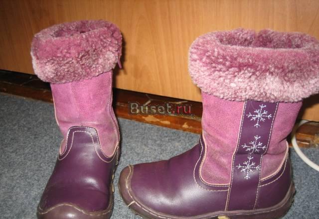 Зимние сапоги антилопа состояние очень хорошее Москва