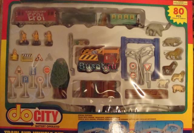 Детский поезд с рельсами Москва