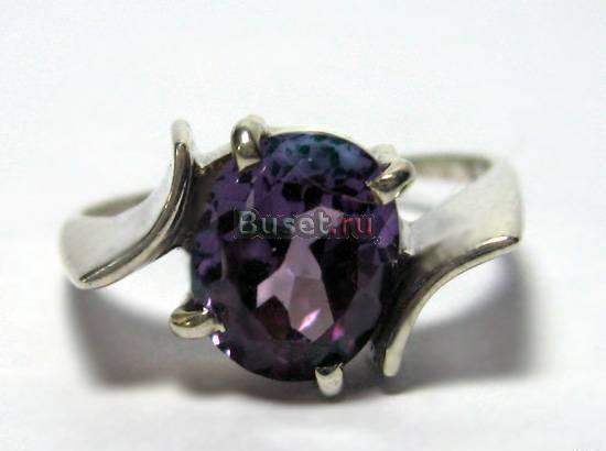 Кольцо и серьги из серебра с мистик кварцем Москва