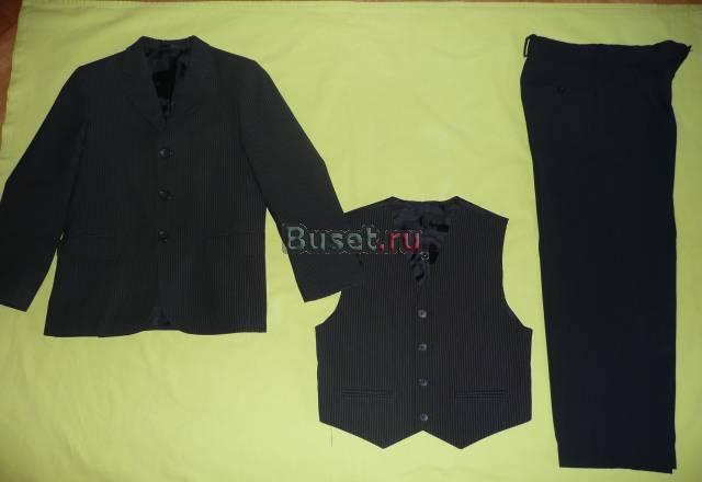 Школьная форма для мальчика 134-140 см, тройка Москва