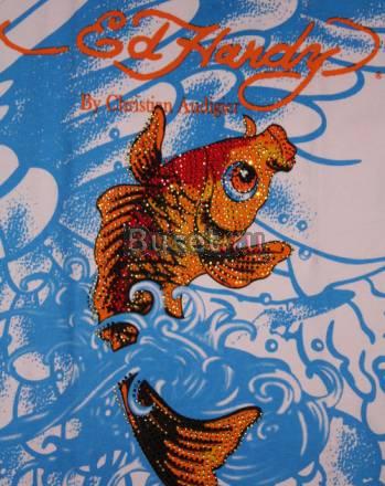 Футболка Ed Hardy женская .р.44 со стразами Москва