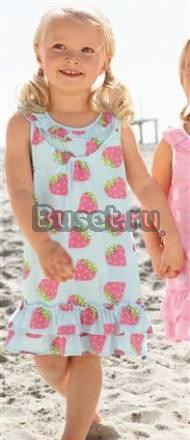 Новое платье с клубничками Москва