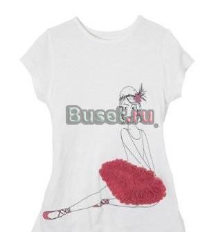 Новая футболка с балеринкой Москва