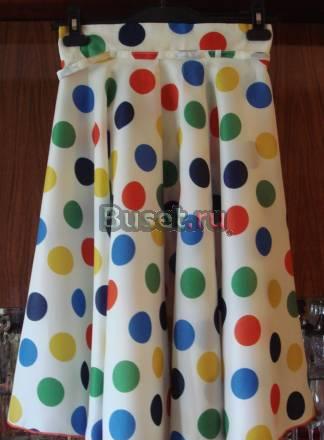 Юбочка в горошек, натуральный шелк Санкт-Петербург