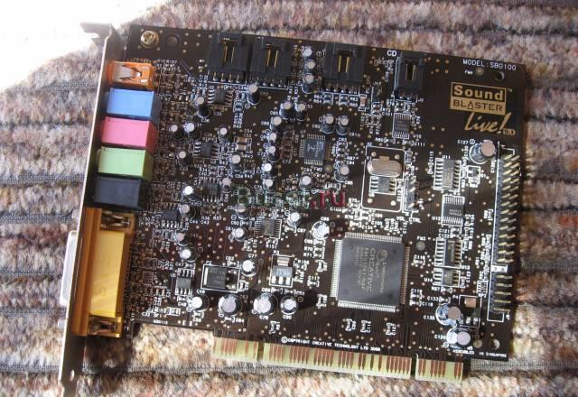 Аудиокарта SB Creative 5.1 PCI SB0100 Москва