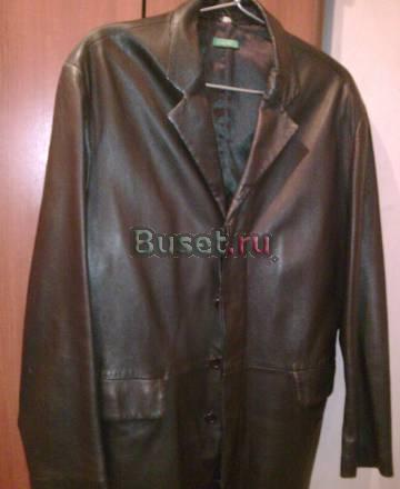 Стильное п/пальто UC OF benetton, кожа Москва