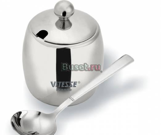 Сахарница с ложкой, VS-1225 Москва